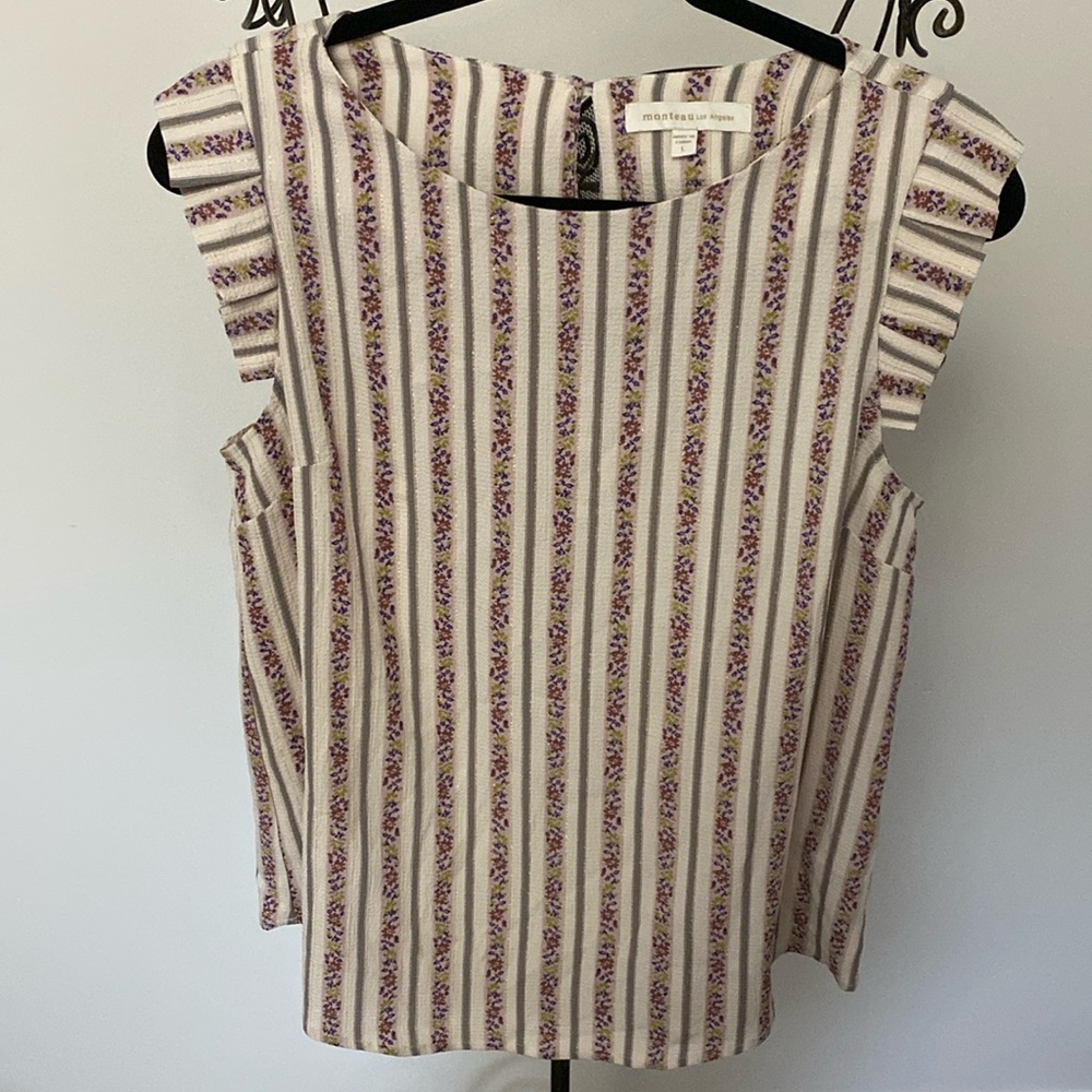 Monteau patterned blouse